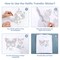 6 Pcs Butterfly Patterns Rhinestone Iron on Hotfix Transfer Decal Bling DIY Patch Clothing Repair Applique T-Shirt Vest Shoes Hat Jacket Decor Clothing DIY Accessories